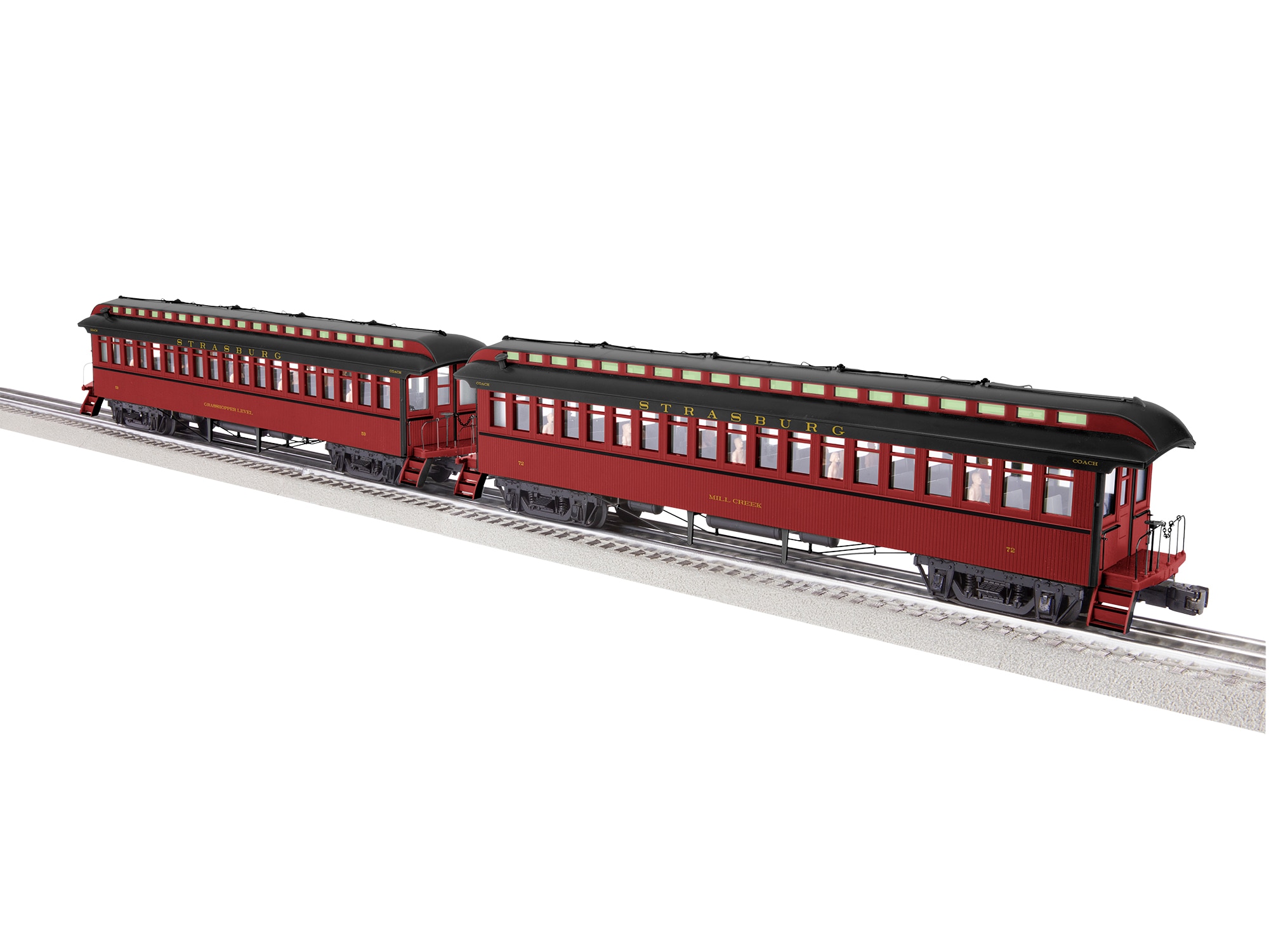 Strasburg RR (2000s) Wood Coach 2Pack 2 (70,72)